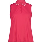 CMP Дамска поло тениска CMP Women's Polo Sleeveless Polo shirt - Magenta - размер 44 (EU) (916-1605-1016)
