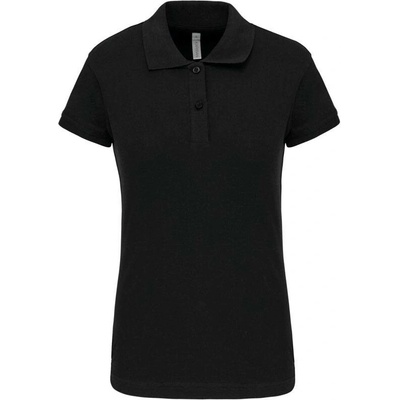 Kariban K240 Dámske elastické piqué polo "Brooke" čierna