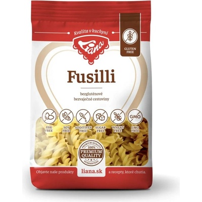 Liana Fusilli bezlepkové těstoviny 200 g
