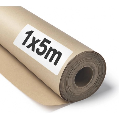 OFITURIA Natural Kraft Paper - Roll 1 × 5 m - 3 Rolls - Packaging Paper and Wrapping Paper - Craft Paper for DIY, Decoration and Sewing Patterns - Tear-Resistant and Easy to Cut - COM620-parent2
