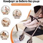 Babyhome Уред за автоматично люлеене Baby Rocker с бял шум (NOCODE5854)