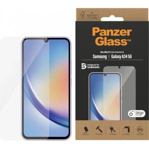 Panzer Стъклен протектор PanzerGlass за Samsung Galaxy A34 5G UWF - Черен