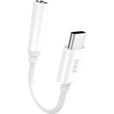 Dudao Аудио адаптер Dudao от USB Type - C към 3, 5 мм Mini Jack - Бял KP32933 (32933)
