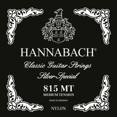 Hannabach struny pro klasiku 815 Medium Silver special Sada
