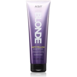 ASP System Blonde Anti-Yellow шампоан за блясък за руса и сива коса 275ml