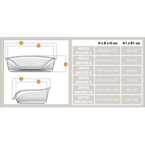 Ferplast Siesta Deluxe 8 black