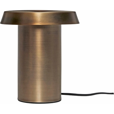 Hübsch Кафява метална настолна лампа Keen - Hübsch (961610)