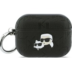 Karl Lagerfeld Кейс Karl Lagerfeld Monogram Karl & Choupette Head за AirPods Pro 3 черен (KLAP3PGKCPK)