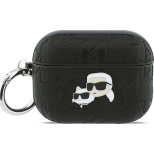 Karl Lagerfeld Кейс Karl Lagerfeld Monogram Karl & Choupette Head за AirPods Pro 3 черен (KLAP3PGKCPK)