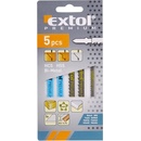 Pilové kotouče a pásy Extol Premium plátky do přímočaré pily-mix sada 5ks úchyt Bosch 8805100