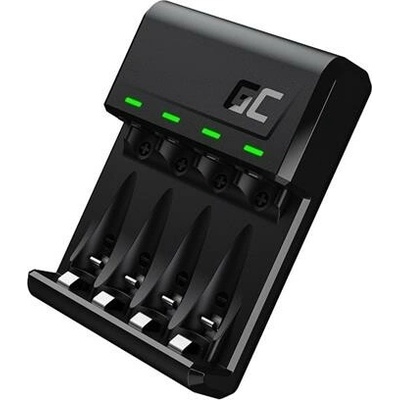 Green Cell VitalCharger pre batérie AA AAA R6 R03 Ni-MH s Micro USB a USB-C portom