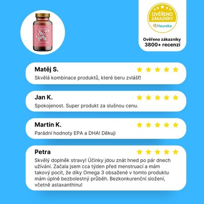 BrainMax Krill Oil s Astaxanthinem 500 mg 100 softgelových kapslí
