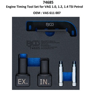 Bgs technic - Германия Комплект смяна ангренаж vag 1.0, 1.2, 1.4 tsi бензин - oem: vas 611 007 ; bgs 74685