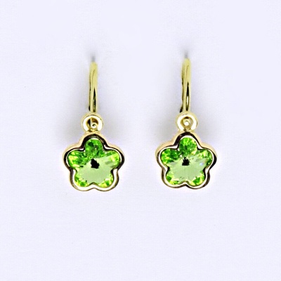 Čištín dětské žluté krystal Swarovski peridot 1 NK 1297
