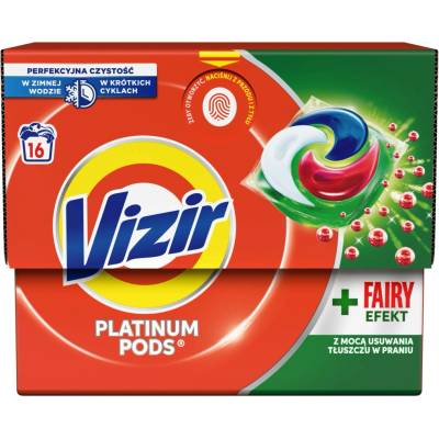 Vizir Platinum PODS Universal + Fairy Effect prací kapsle 16 PD
