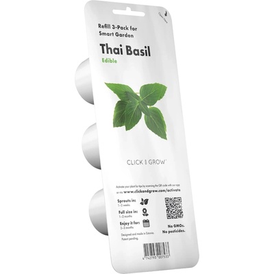 Click & Grow Семена Click and Grow - Тайландски босилек, 3 пълнителя (SGR37X3)