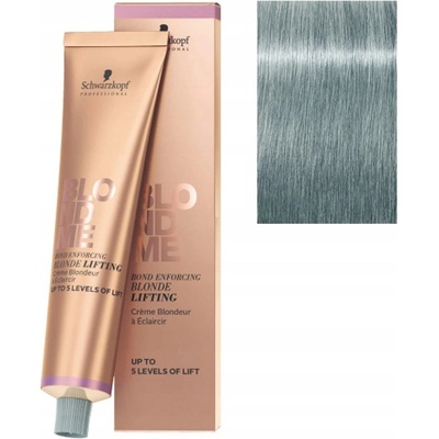 Schwarzkopf Blondme Lifting zosvetľujúcí krém pre blond vlasy Steel Blue 60 ml