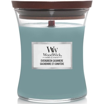 Candela Woodwick Cashmere - 275g Con Stoppino In Legno E Profumo Cashmere
