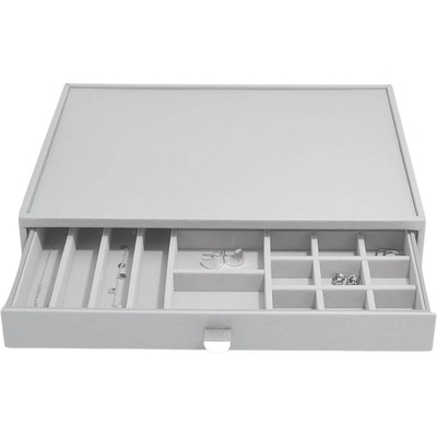 Stackers Ковчеже за бижута Stackers 19 камери с чекмедже supersize каменносиво (75808)