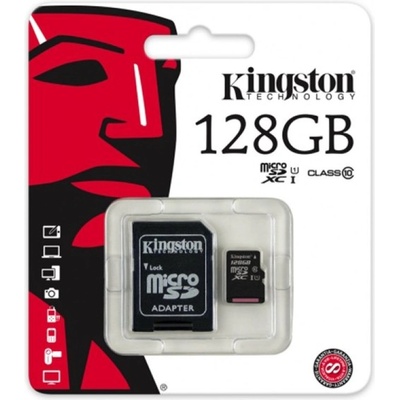 Kingston microSDXC 128GB Class 10 SDC10G2/128GBSP