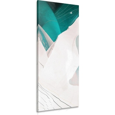Obraz abstrakce vln - 45x135