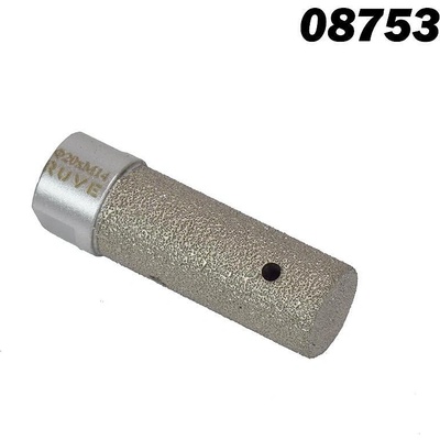 UNI Диамантен пръст 20 мм диаметър, М14 захват, 50 мм работна дължина, за мрамор, гранитогрес, порцелан, керамика (uni-08753)