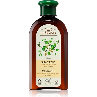 Green Pharmacy Hair Care Birch Buds & Castor Oil šampón proti lupinám 350 ml