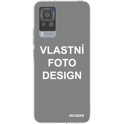 Pouzdro Picasee silikonové Vivo X60 Pro 5G Vlastní design/motiv čiré