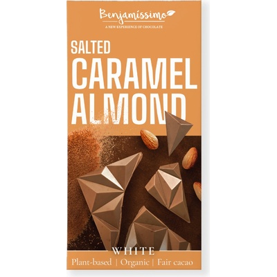 Benjamissimo Tabulka kakaová slaný karamel mandle bio 60 g