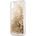 GUESS Glitter Hard Case - дизайнерски кейс с висока защита за Apple iPhone XS, iPhone X (златист)