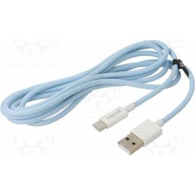Logilink CU0331 USB 2.0 USB A vidlice USB C vidlice 1,5m modrý