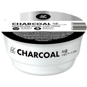 LINDSAY Modeling Mask Cup Pack Charcoal - Почистваща алгинатна маска за лице с въглен 28г
