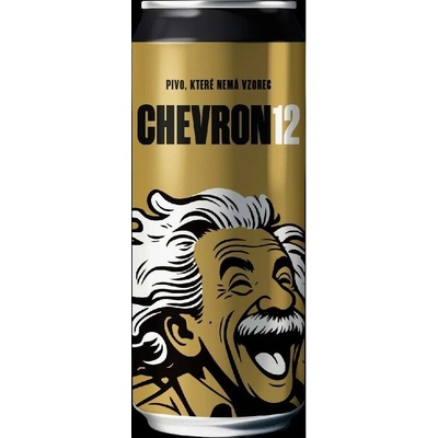 CHEVRON 12 Světlý ležák 11 5 % M.pivovar Havl.Brod 0,5 l (plech)