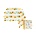 Dock&Bay UK Dock&Bay Бързосъхнещ тюрбан от рециклирани материали Sunflower