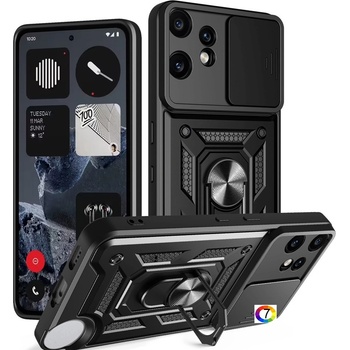 Nothing CMF Phone 2 Pro Удароустойчив Rotatable Ring Holder /Kickstand /Slide Camera/PC + TPU Калъф и Протектор