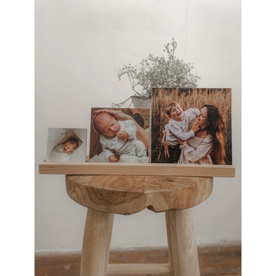 Dřevěná mini fotografie - 11 x 11 cm