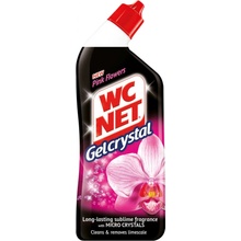 WC Net Gelcrystal WC gelový čistič Pink Flower 750 ml