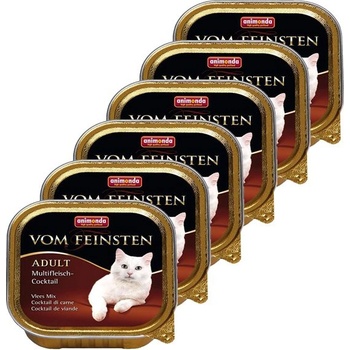 Animonda Vom Feinsten Adult Cats - многокомпонентен месен коктейл 6 x 100г