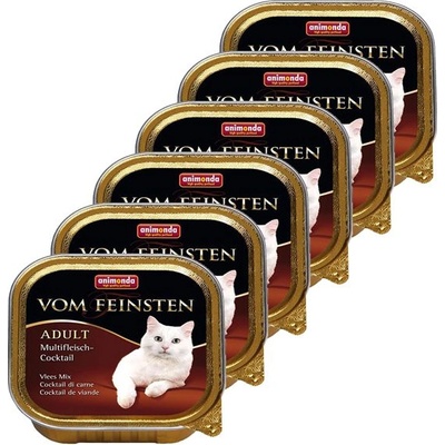 Animonda Vom Feinsten Adult Cats - многокомпонентен месен коктейл 6 x 100г
