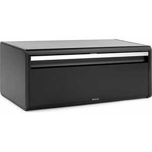 Brabantia Кутия за хляб Brabantia Fall Front 107836, 18 л, 46.5х25 см, Стенен монтаж, Без пръстови отпечатъци, Черен (107836)