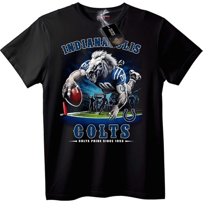 NOONEBRAND Тениска Indianapolis Colts Football - 2XL, Black
