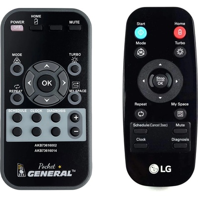 GENERAL Lg akb73616002 - дистанционно управление дубликат (akb73616002)
