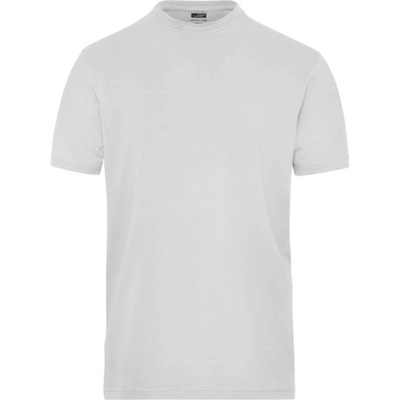 Daiber jn 1802 / Мъжка еластична тениска от органичен памук - бяла 4xl (02180200114)