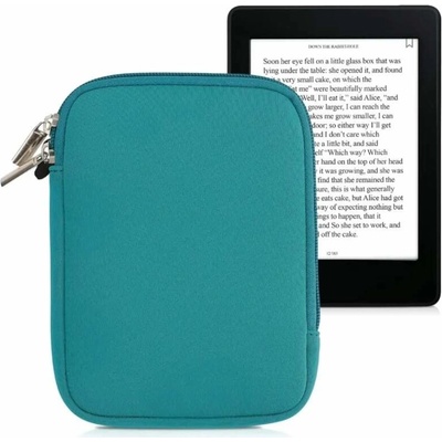 KW Mobile Neoprene Zipper KW5033478 Univerzálne puzdro pre čítačky 6 tyrkysové