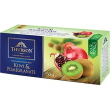 Thurson Kiwi & Pomegranate zelený čaj 25 sáčků