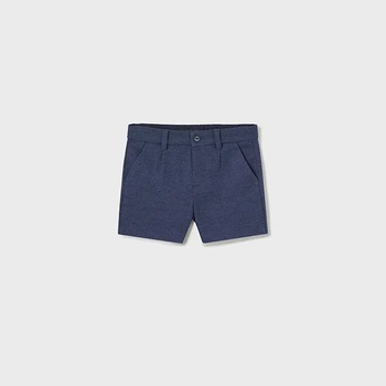 Image 1 of Mayoral Официални бермуди лен за бебе момче в синьо Майорал
