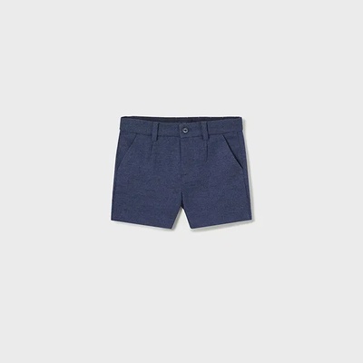 Mayoral Официални бермуди лен за бебе момче в синьо Майорал
