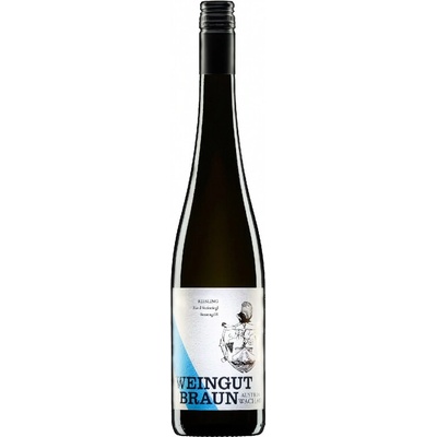 Weingut Braun Grüner Veltliner Federspiel Ried Steinriegl Wachau DAC Veltlínské zelené 1,7 g/l suché bílé 2021 13,5% 0,75 l (holá lahev)