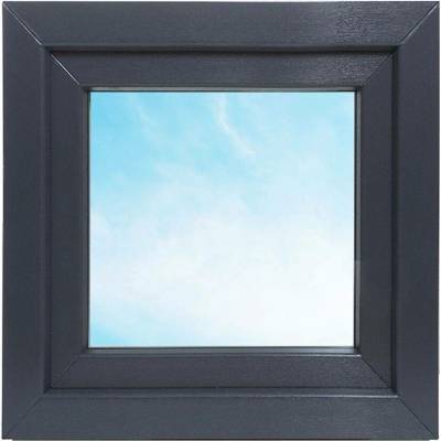 Solid Elements Premium OS 1, L, 60 × 60 cm, trojsklo, levé, antracit, bílé W2GDBCZTK1.0009
