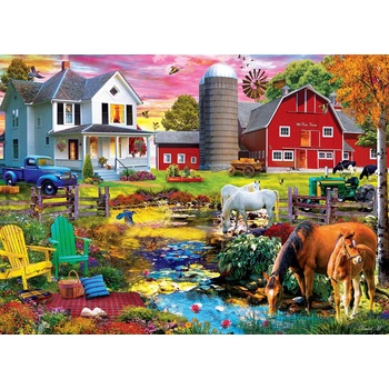 Masterpieces - Puzzle Picnic on the Farm - 1 000 piese